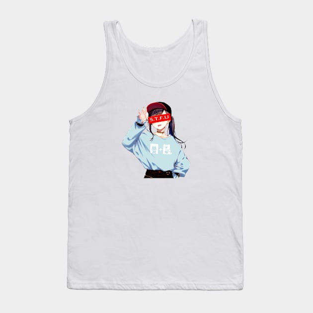 shut the Fckd up sexy girl anime kawaii Tank Top by LOVILOVI